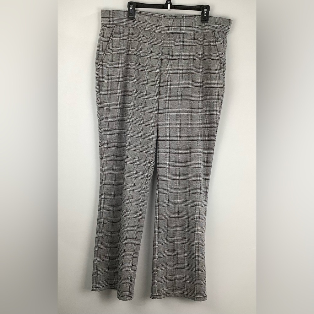 Lee Glen‎ Plaid Pull on Pants womens size 1X